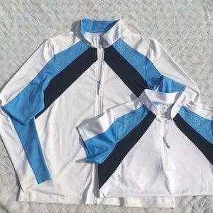 IZOD Golf short sleeve top and jacket